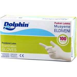 Dolphin Latex Pudralı Eldiven